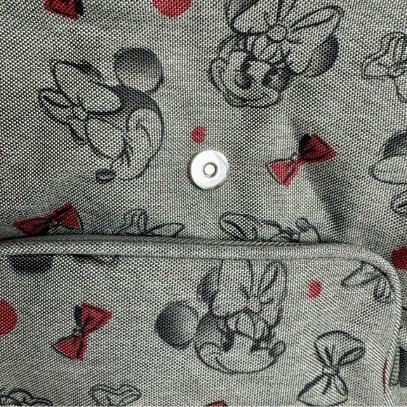 NWT. Disney Minnie Mouse Gray AOP Backpack
Adjustable Shoulder Straps, main image 10